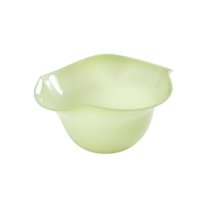 The Antonia Murano Ruffle Bowl in Green
