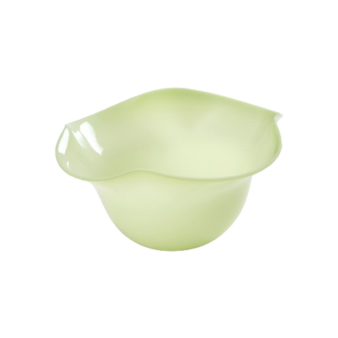 The Antonia Murano Ruffle Bowl in Green