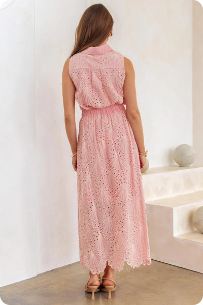 Blush Eyelet Lace Set