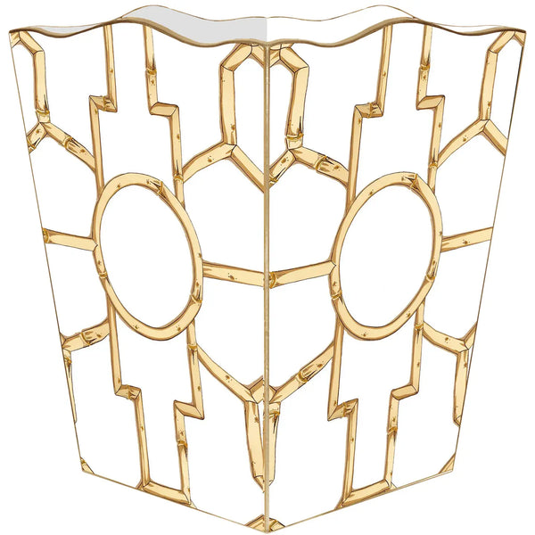Patterned Wastebasket