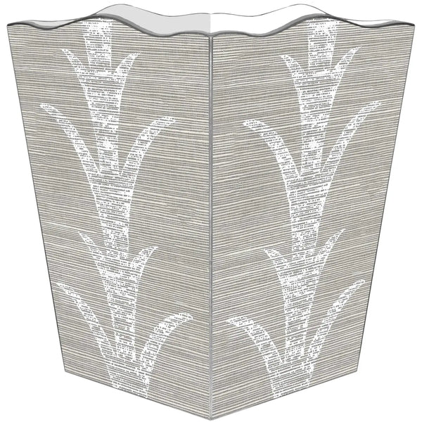 Patterned Wastebasket