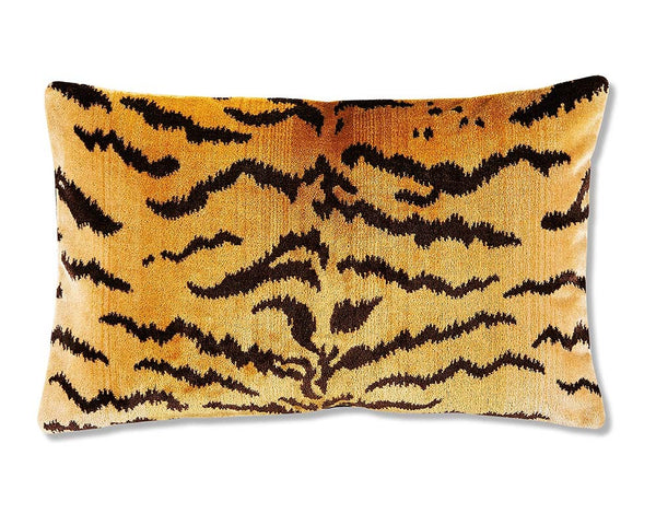 Tiger Print Lumbar Pillow