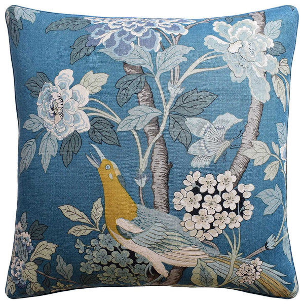 Hydrangea Bird Pillow