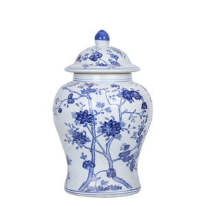 Blossom Tree Porcelain Temple Jar