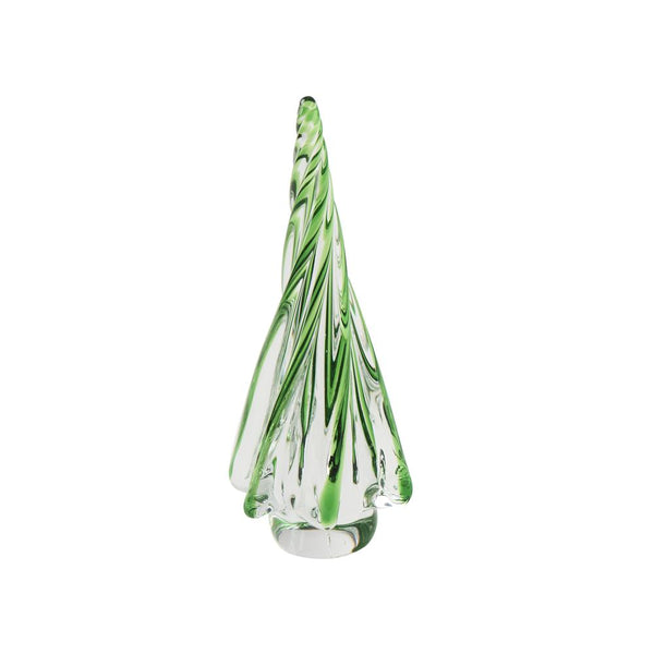 Green Holiday Glass Tree