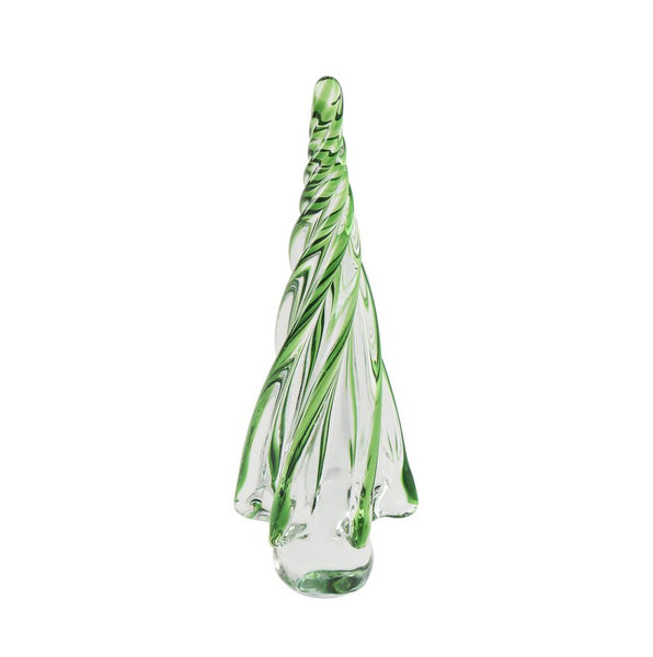 Green Holiday Glass Tree