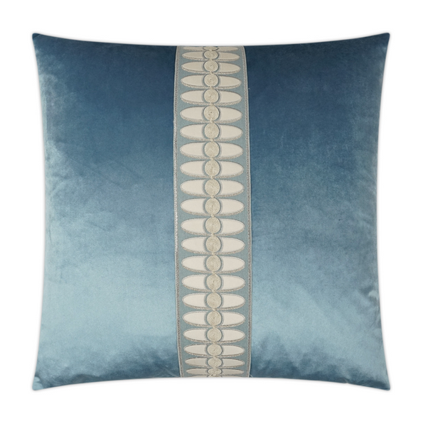 Mati Velvet Pillow With Trim