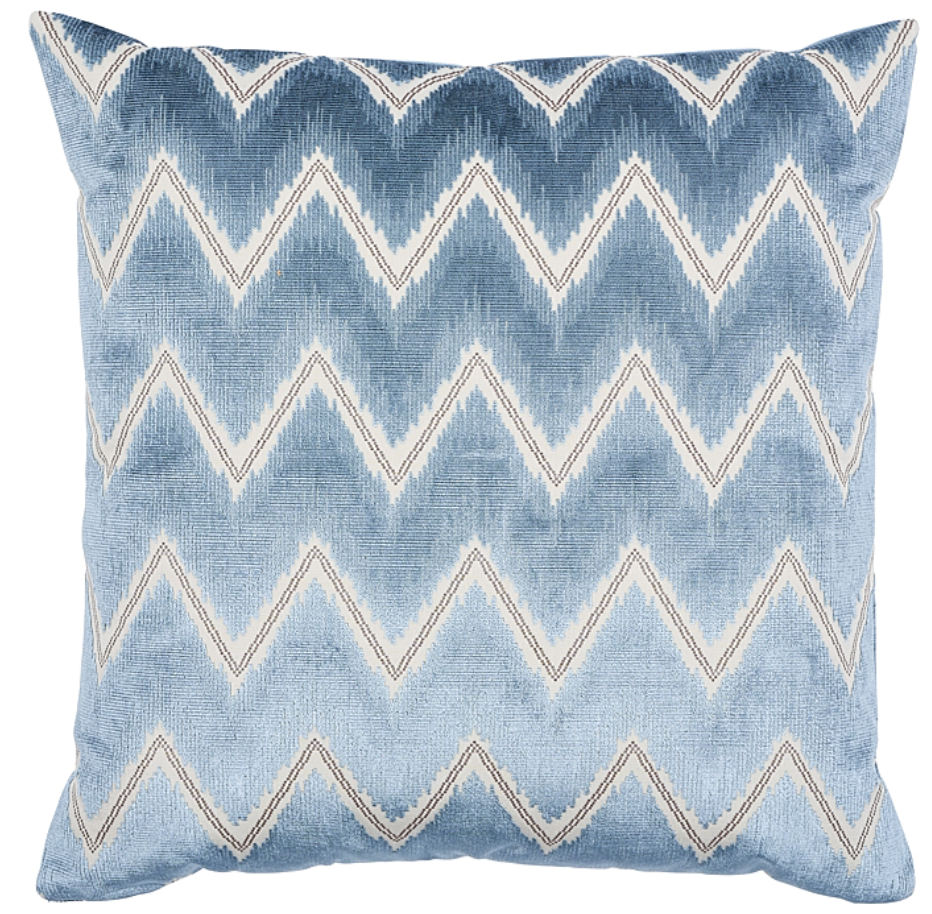 Chevron Velvet Pillow