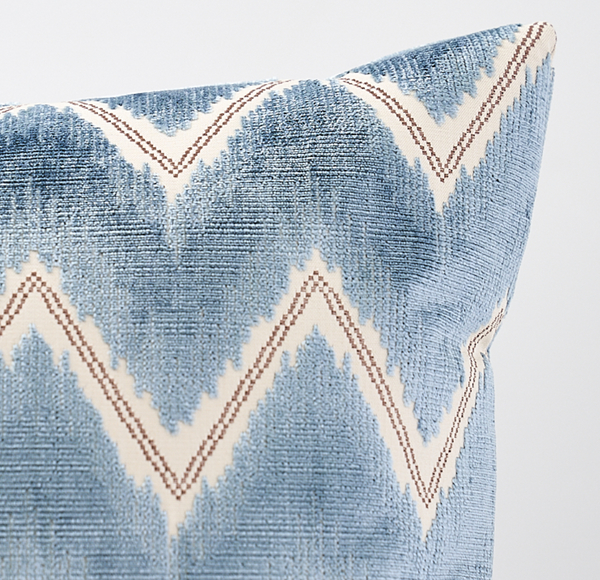 Chevron Velvet Pillow