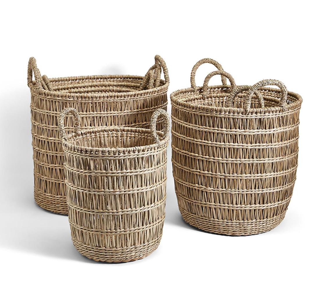 Hand-Crafted Seagrass Baskets