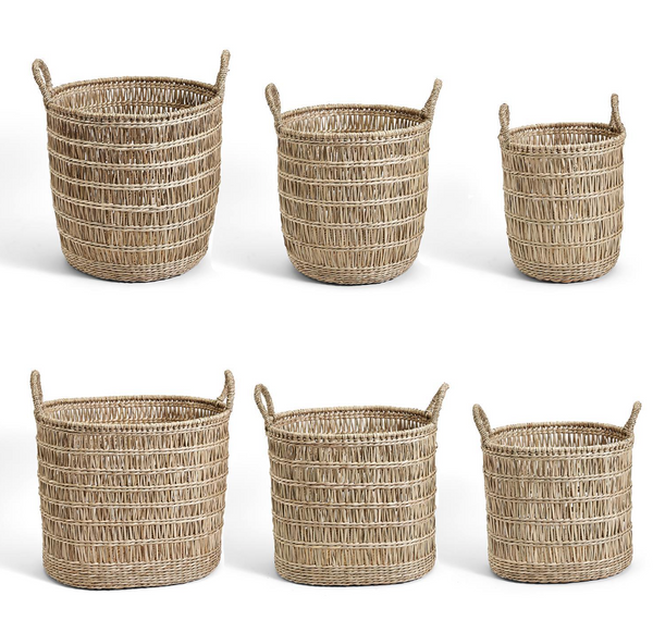 Hand-Crafted Seagrass Baskets