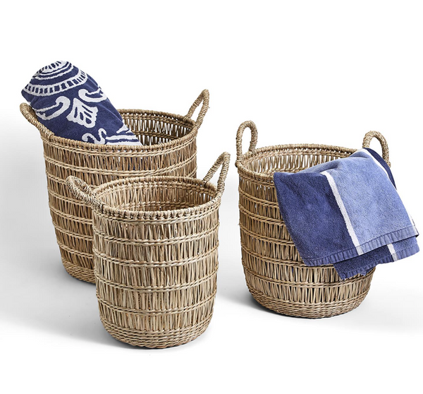 Hand-Crafted Seagrass Baskets