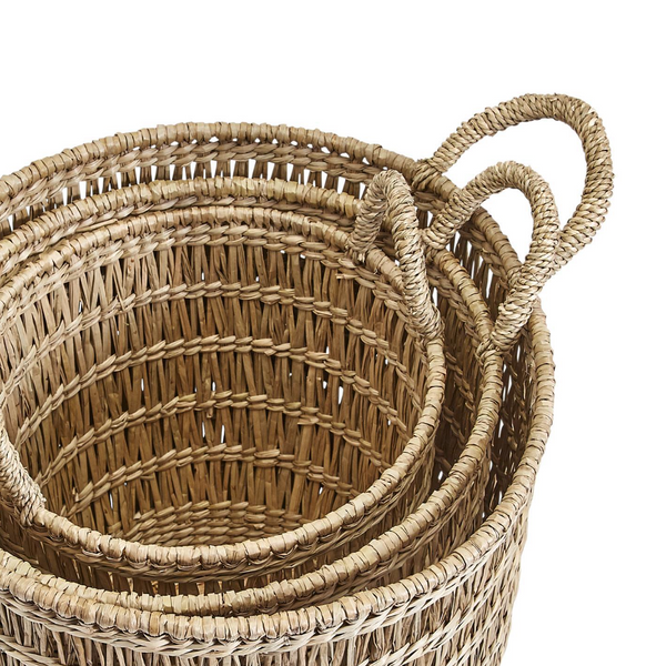 Hand-Crafted Seagrass Baskets