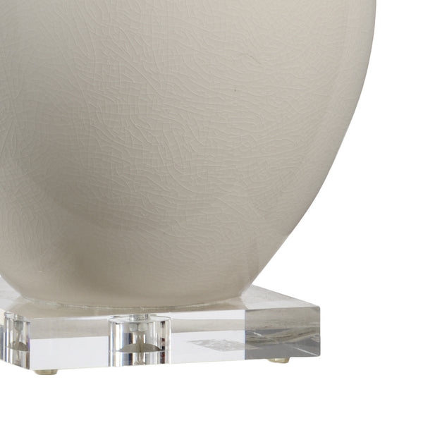 Fulton Vase Lamp - Cream