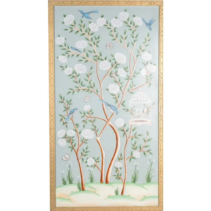 Handpainted Chinoiserie Panel #1