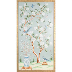 Handpainted Chinoiserie Panel #2