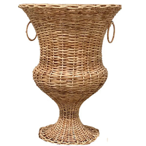 Large Wicker Urn